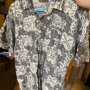 Vintage 80’s Beach Club Short-Sleeved Button-Up Shirt